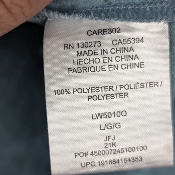 Wrangler Retro Button Down Blouse Light Teal - Picture 8 of 11